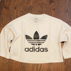 Adidas crop sweatshirt